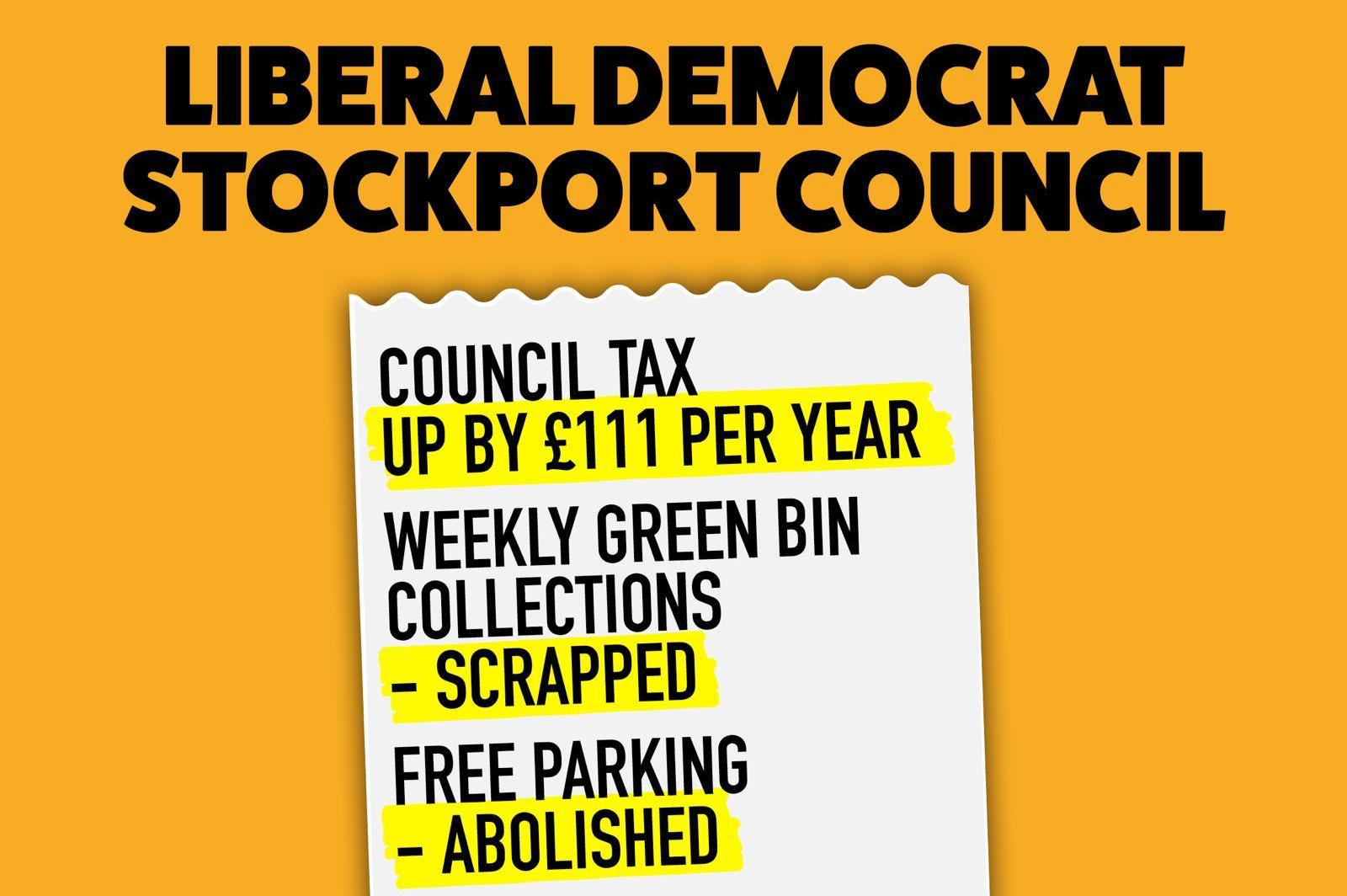 Council Tax Hiked by Liberal Democrat-run Stockport Council as bills ...