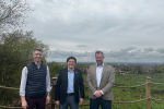 John, Paul, and Neil outside Project RECCE HQ