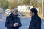 Paul at Marple Bridge discussing traffic